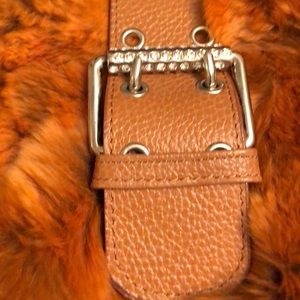 Rabbit fur bag